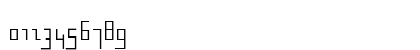 BousniCarre LT Std Light Regular Numeric Preview