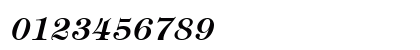 TiffanyITC Demi Italic Numeric Preview