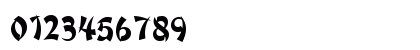 Wonton by Da Font Mafia Numeric Preview