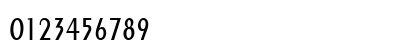 PareCondensed Normal Numeric Preview