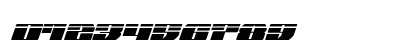 Joy Shark Laser Semi-Condensed Italic Semi-Condensed Italic Numeric Preview