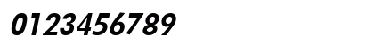 VPS Ha Noi Medium Hoa Bold Italic Numeric Preview