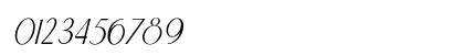Cafgone Italic Numeric Preview