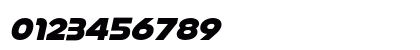 Basenji SemBd Italic Numeric Preview