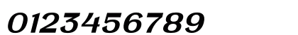 Belriner Italic Numeric Preview