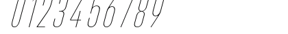 Bilgen Demo Thin Regular Numeric Preview