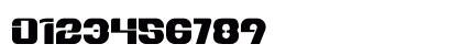 Bold Move Regular Numeric Preview