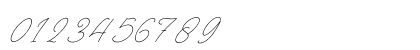 Chettalbury Italic Regular Numeric Preview