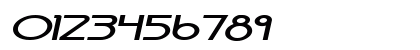 Persia Extended Bold Italic Numeric Preview