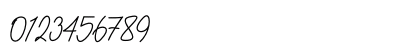 Farah Shanum Script Regular Numeric Preview