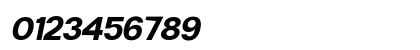 Borscha Ita Bold Italic Numeric Preview