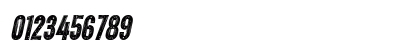 Domestic Prison Italic Numeric Preview