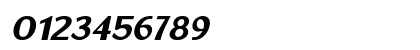 Emerald Crown Bold Italic Numeric Preview