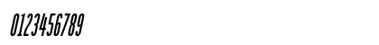 Gantura Italic Numeric Preview
