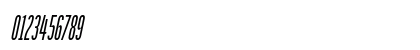 Gantura Light Italic Numeric Preview