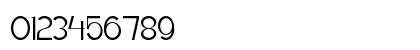 Gaseno Light Regular Numeric Preview