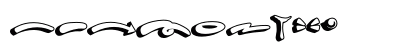 Hard Zone - Shadow -Swash Regular Numeric Preview
