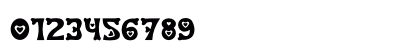 Heart Fade Regular Numeric Preview