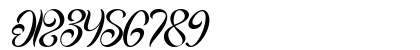 Heart Valentine Italic Demo Italic Numeric Preview