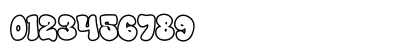 High Damage - Outline Regular Numeric Preview