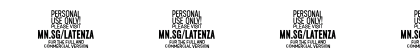 Latenza Script PERSONAL USE Regular Numeric Preview