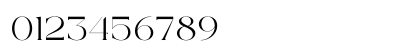 Lorestta Regular Numeric Preview