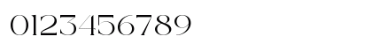 Lorestta Regular Numeric Preview