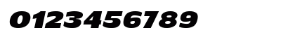 Mertune Bold Italic Numeric Preview