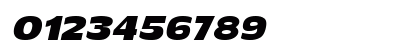 Mertune Light Italic Numeric Preview