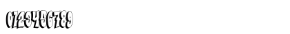 Metro Graffi-Shadow Regular Numeric Preview