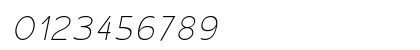 Moirest Light Italic Numeric Preview
