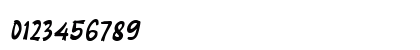 Oaendy Script Regular Numeric Preview