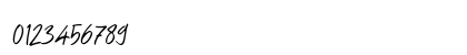 Odading Signature Regular Numeric Preview