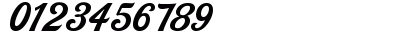 Peach Club Script Regular Numeric Preview