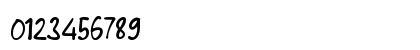 Sablak Writing Regular Numeric Preview