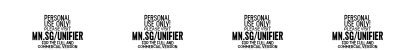 Unifier Script PERSONAL USE Regular Numeric Preview