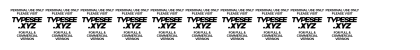 Upstair Serif Regular Numeric Preview