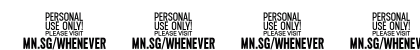 Whenever PERSONAL USE ONLY Regular Numeric Preview