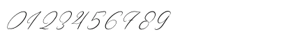 Wenstormy Italic Regular Numeric Preview