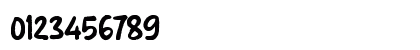 Yabiary Script Regular Numeric Preview