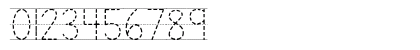 KG Teacher Created Dash Lined Regular Numeric Preview