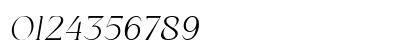 BERNY LOVES Italic Numeric Preview