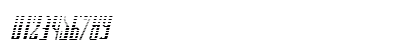 Archnemesis Gradient Italic Regular Numeric Preview