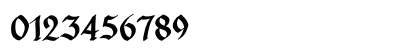 Manic Germanic Regular Numeric Preview