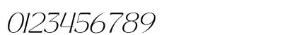 TAREKAH Italic Numeric Preview