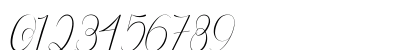 Chester Chesire Script Regular Numeric Preview