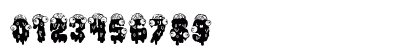 Gothic Haunt Brain Regular Numeric Preview