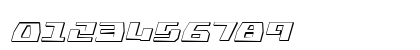 Yamato Class 3D Italic Regular Numeric Preview