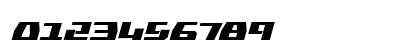 Yamato Class Bold Italic Regular Numeric Preview