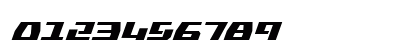 Yamato Class Super-Italic Regular Numeric Preview